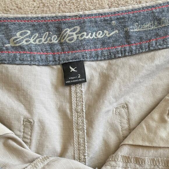 Eddie Bauer Women's Adventurer Stretch Ripstop Shorts SZ 2 - Picture 5 of 6